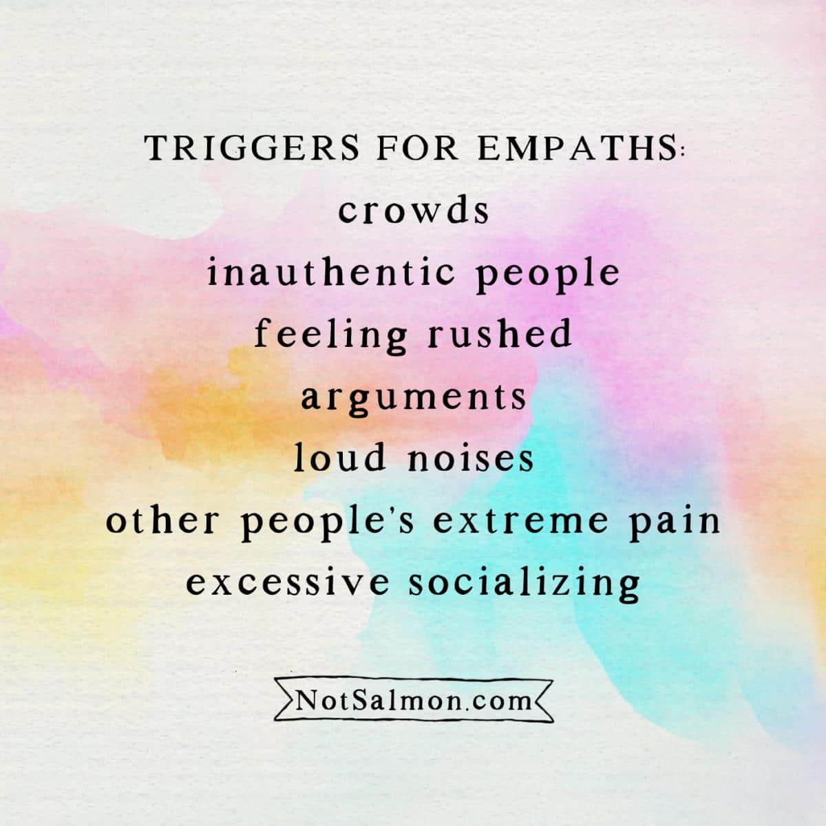 triggers for empaths
