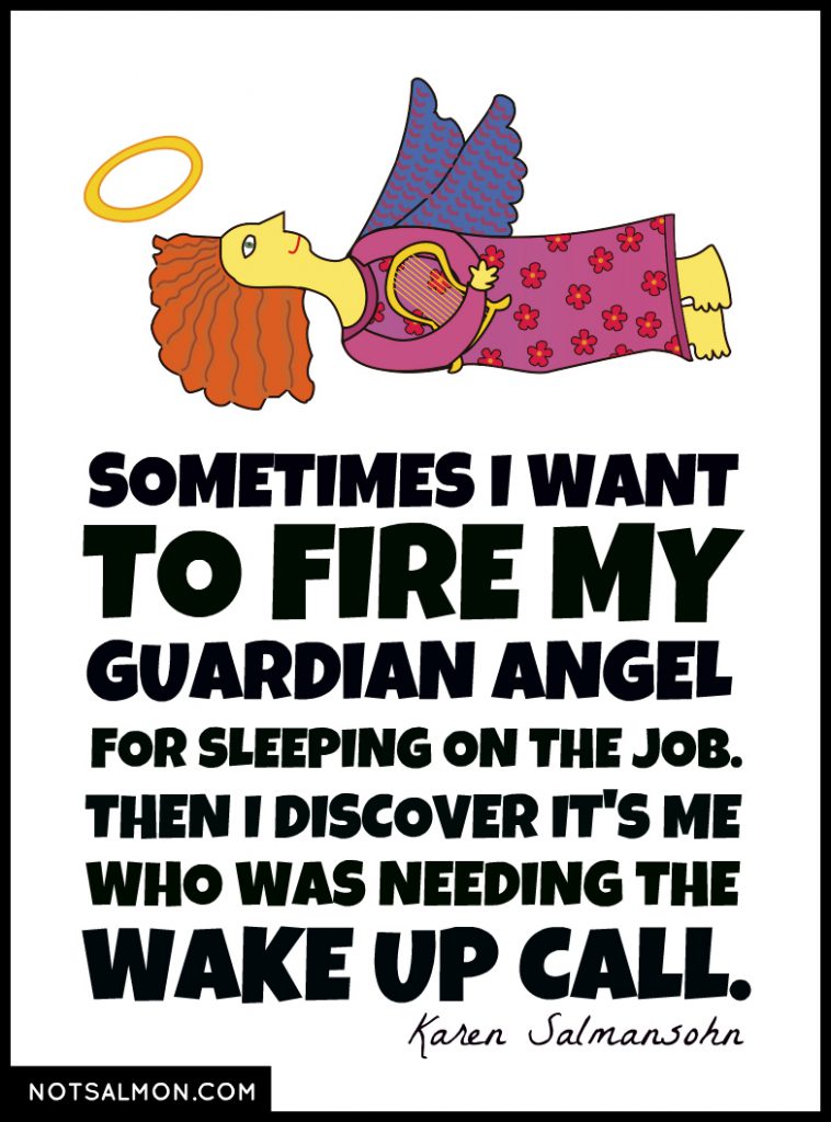 POSTER ANGEL SLEEPING guardian angel quote