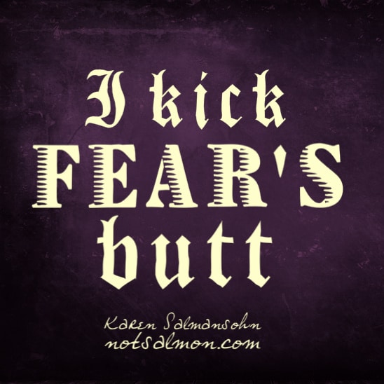 kick fear's butt karen salmansohnn