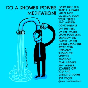 shower meditation Signs That You May Be Lonely