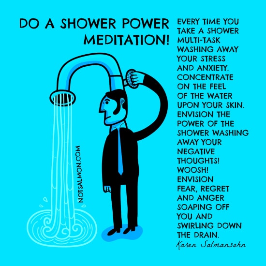 shower meditation