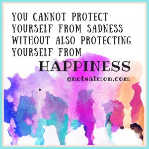 protect yourself from sadnness karen salmansohn