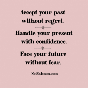 let go of the future and your fears quote