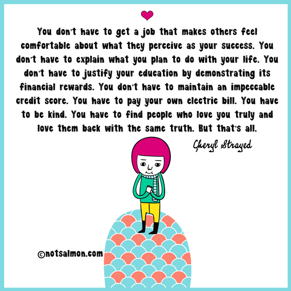cheryl strayed quote on happiness
