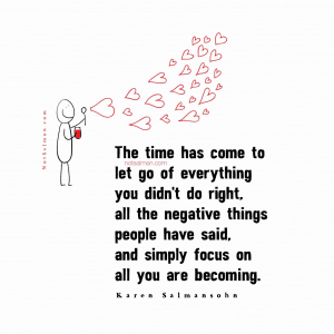 let go of negative