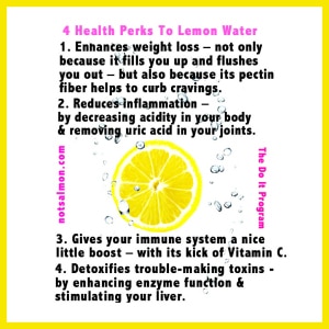 health benefits lemon water 