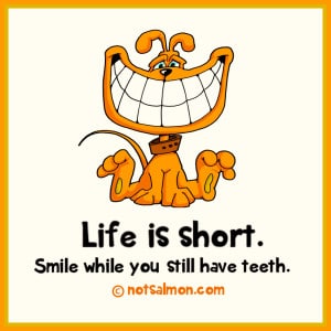 smile while you have teeth