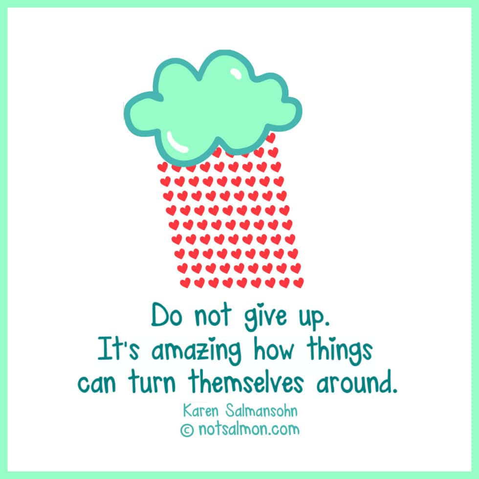 encouragement not to give up