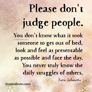 how to stop judging