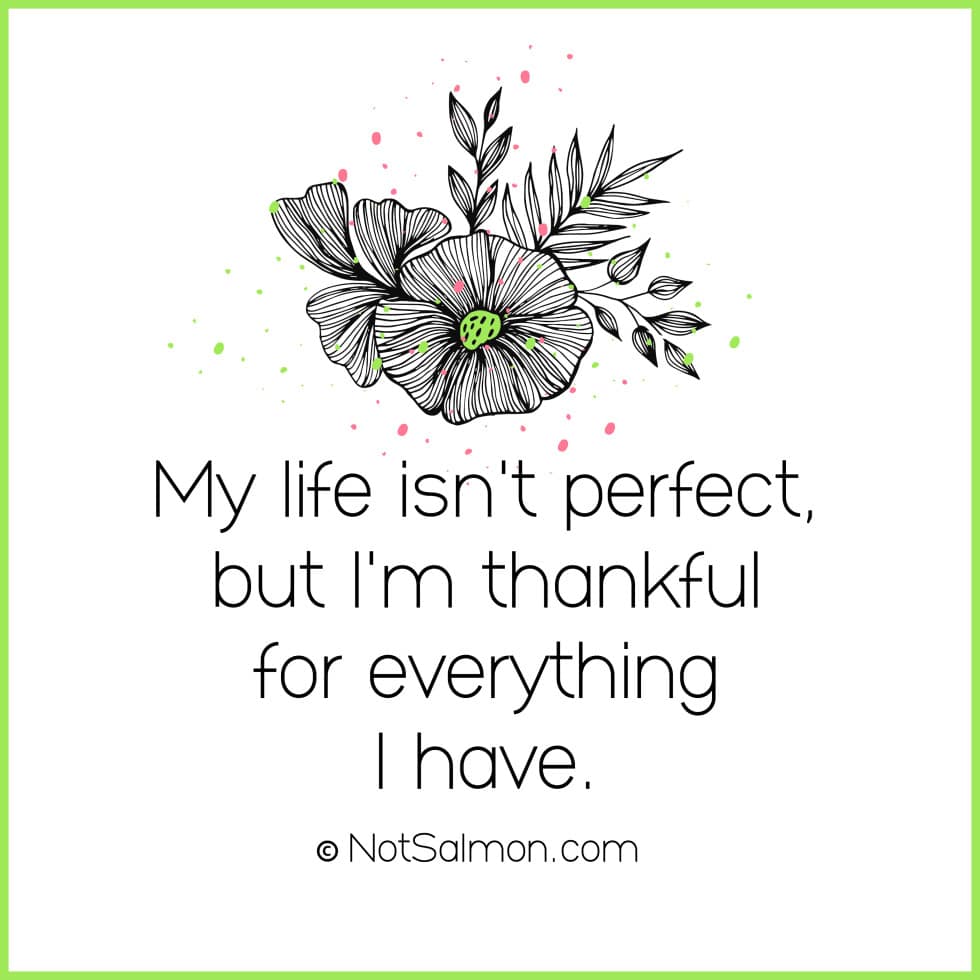 my life isn't perfect quote