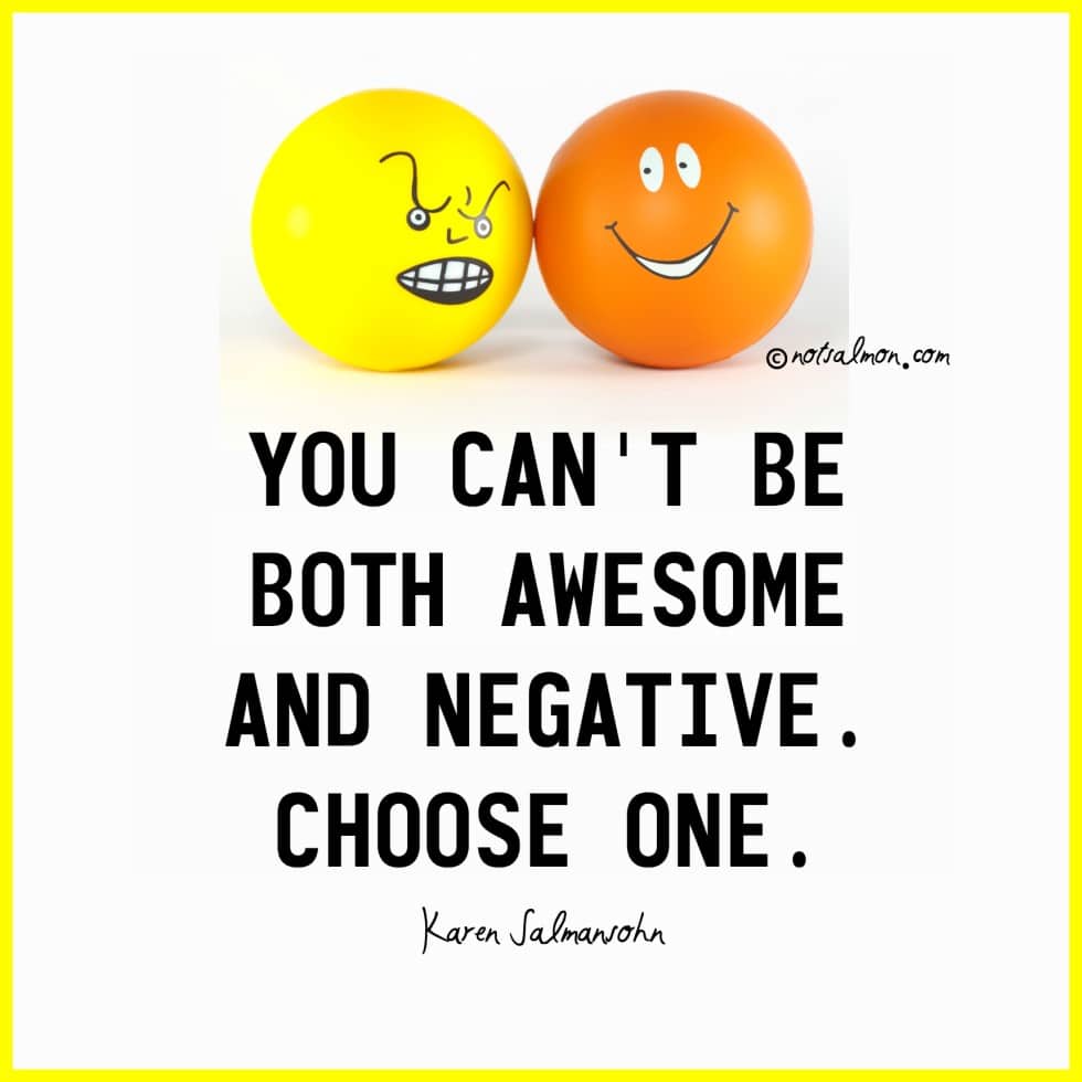 choose awesome or negative