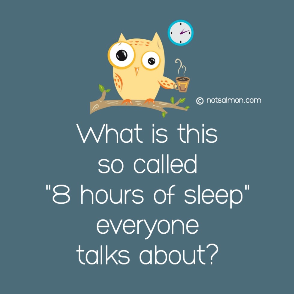 quote sleep owl what is this so called 8 hours sleep karen salmansohn