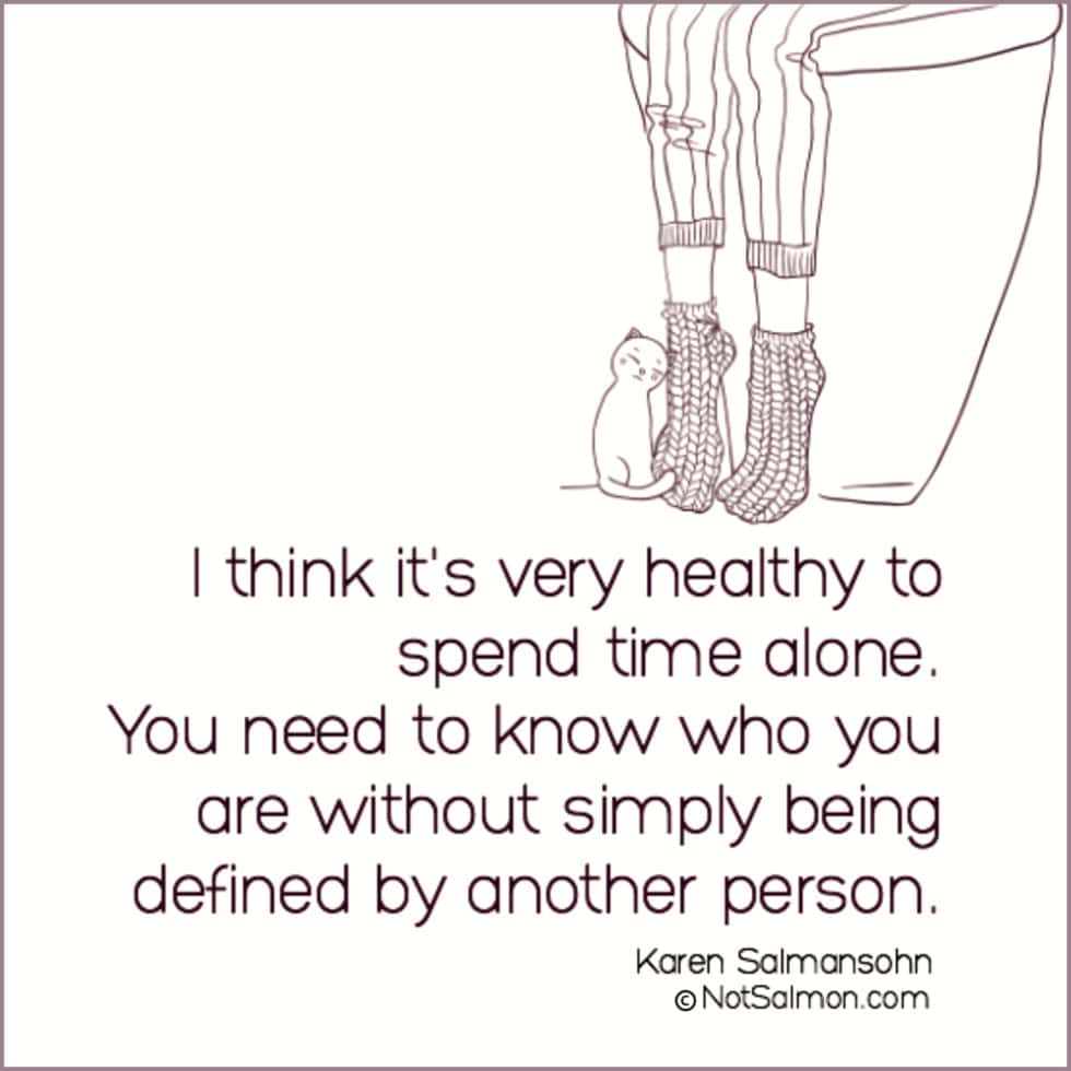 alone time is healthy