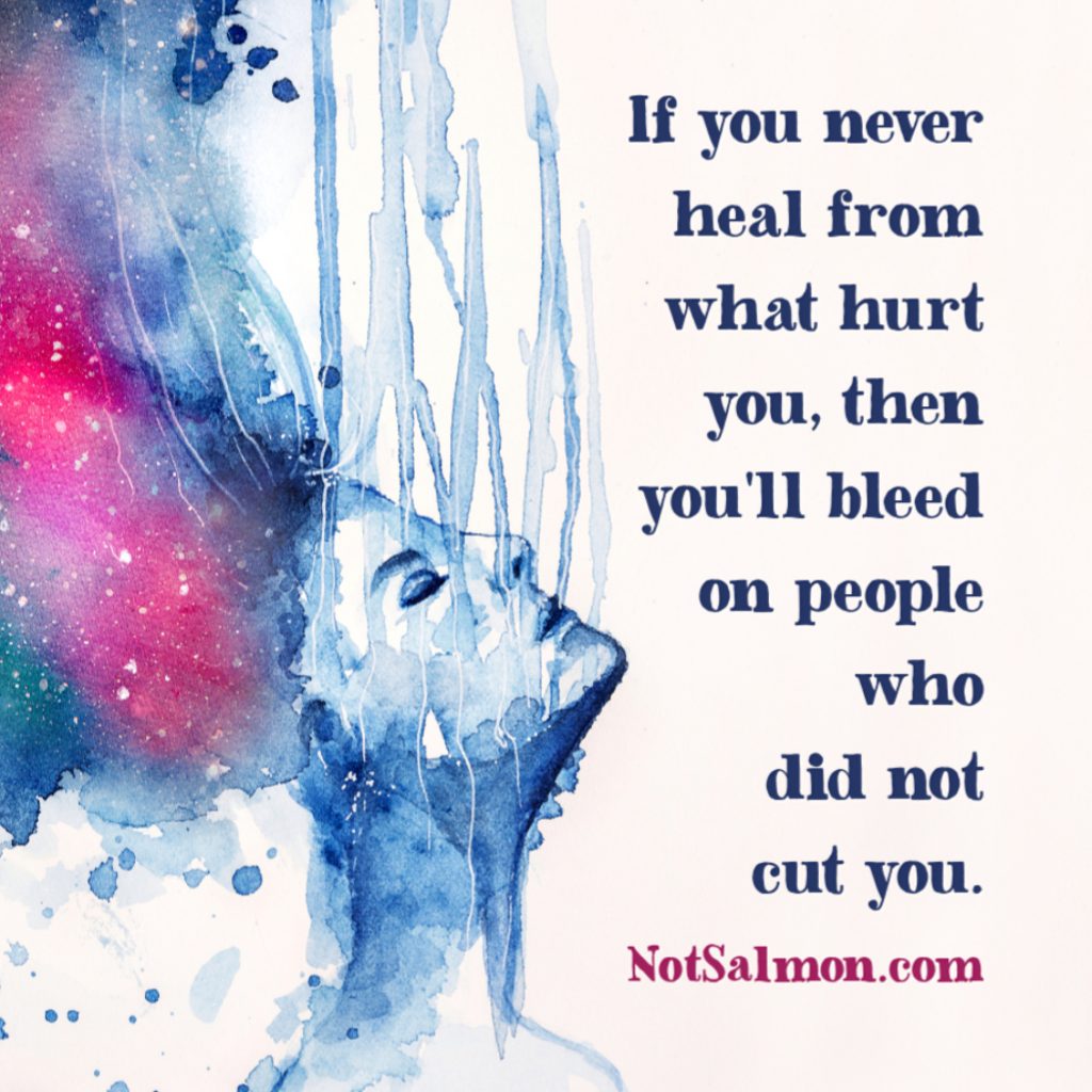 emotional healing quote karen salmansohn