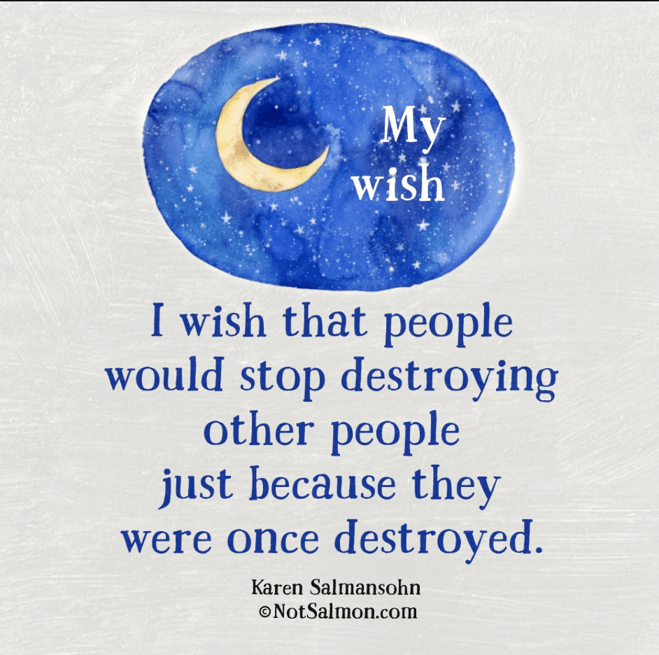 wish about people who hurt others