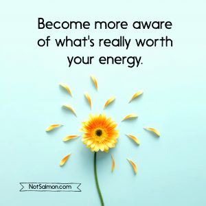 become aware of your energy to what's really worth karen salmansohn