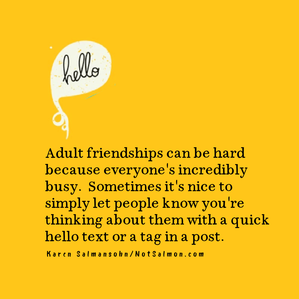 adult friendship quote to help friends feel appreciated