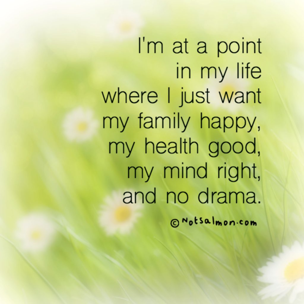 wanting no drama