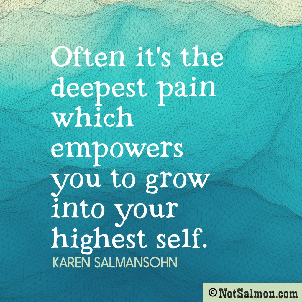 emotional healing image quote karen salmansohn