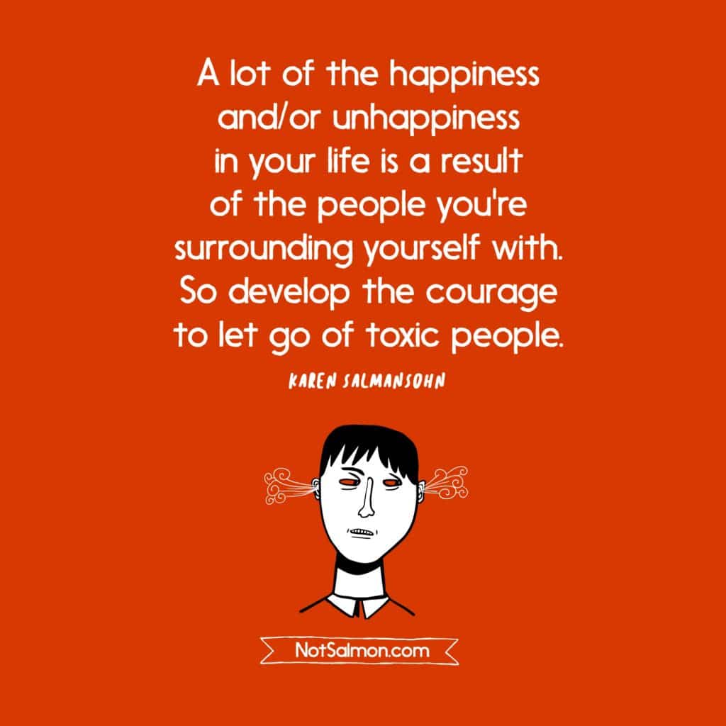 Toxic People Quote Drama Llama Karen Salmansohn