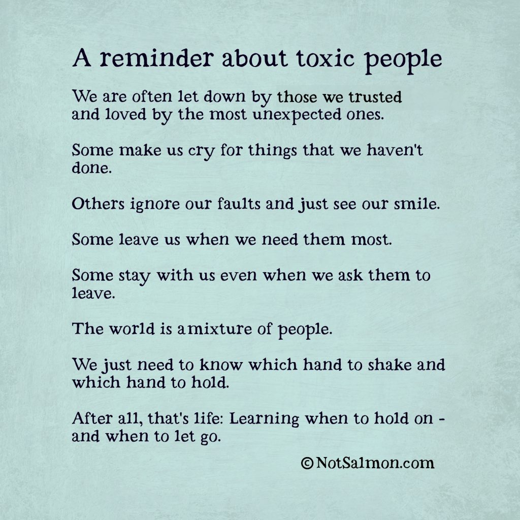 toxic people reminder