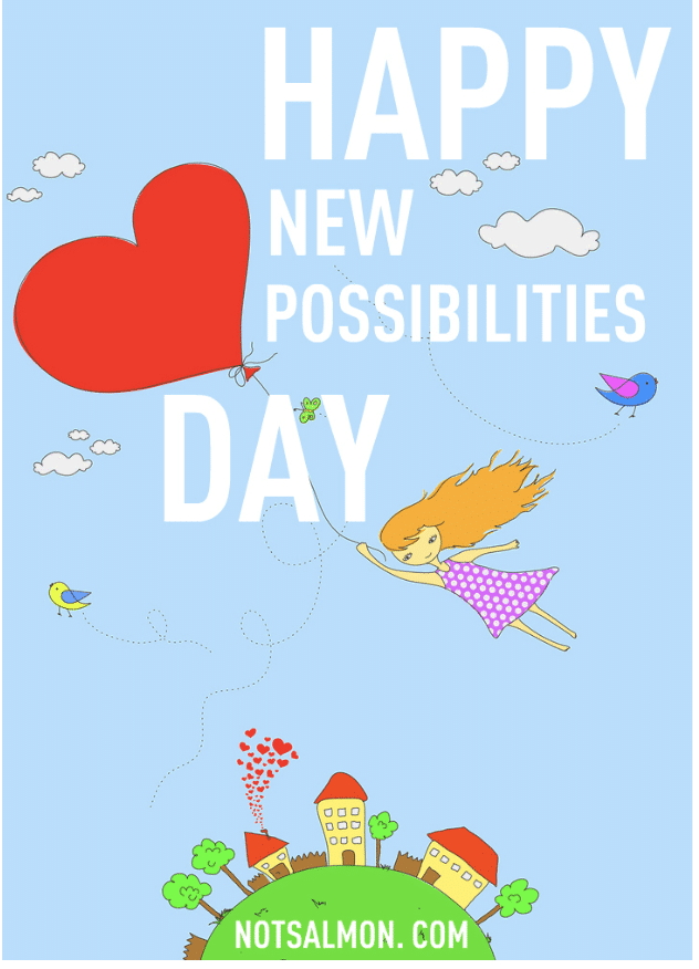 humorous quote happy new possibilities day