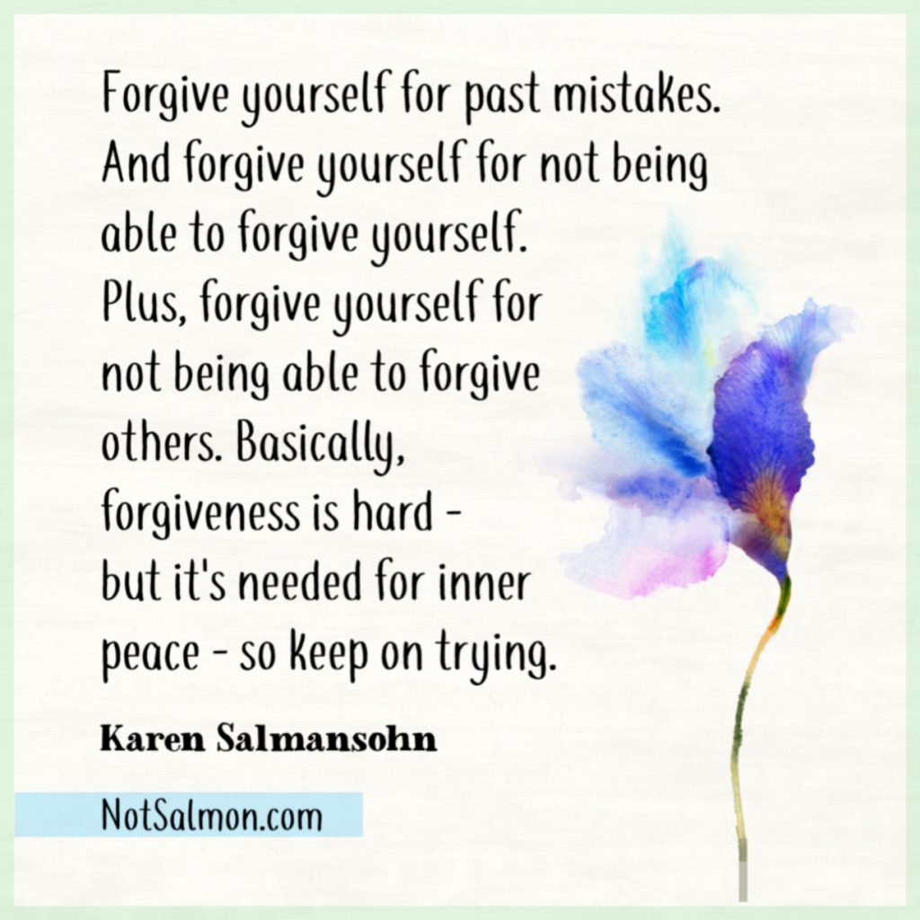 forgive yourself humorous quotes