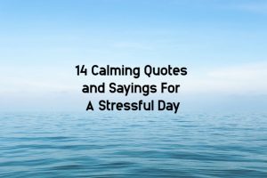 best calming quotes for stress