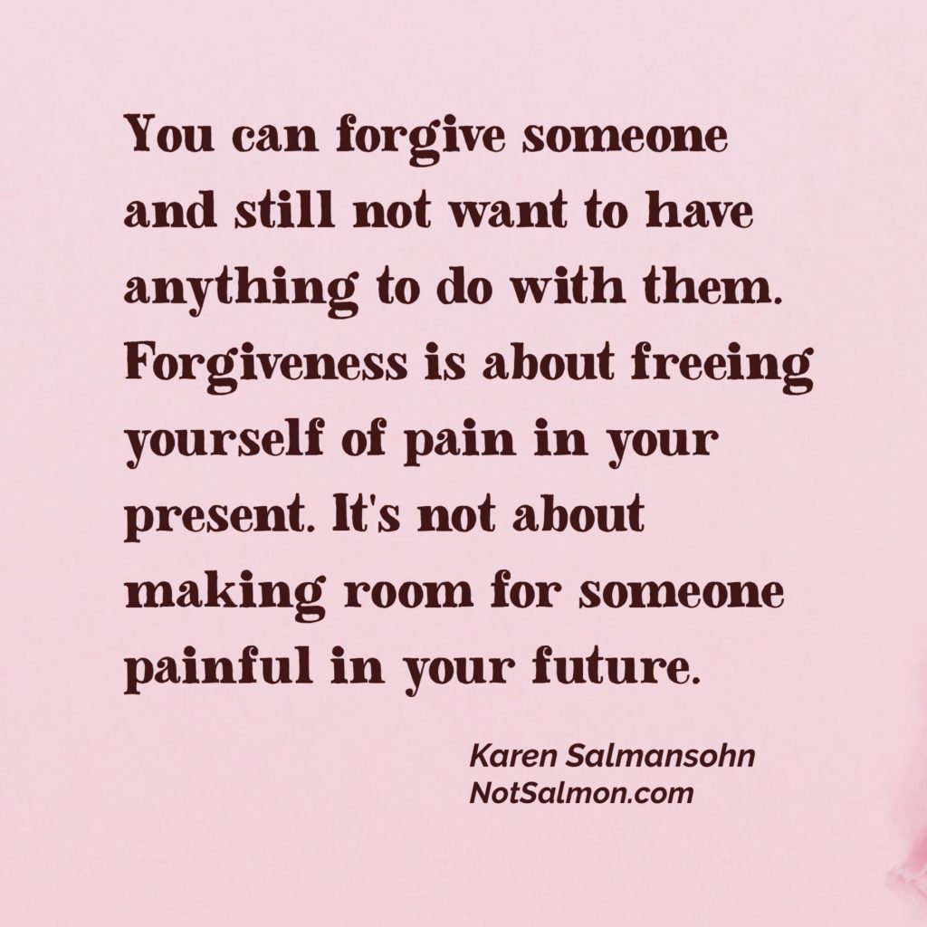 best forgiveness saying to let go of pain