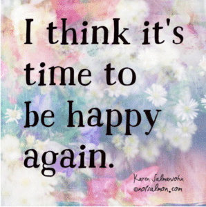 Karen Salmansohn thinks it's time to be happy again