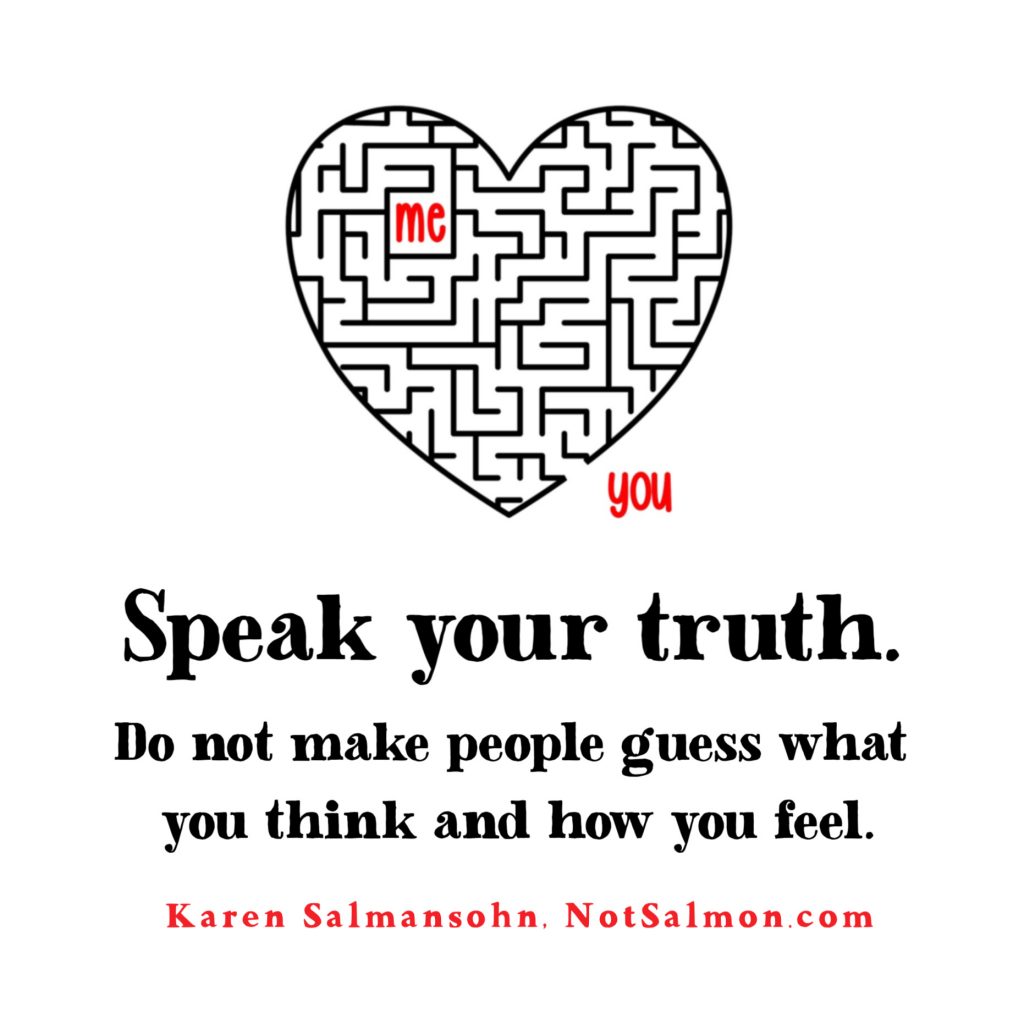 speak your truth karen salmansohn