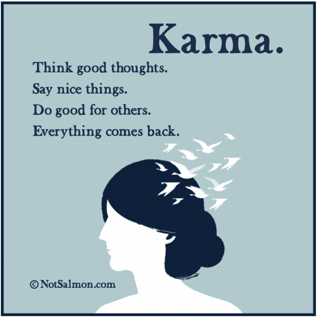 karma beautiful quote