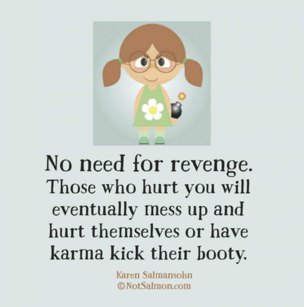 no need for revenge