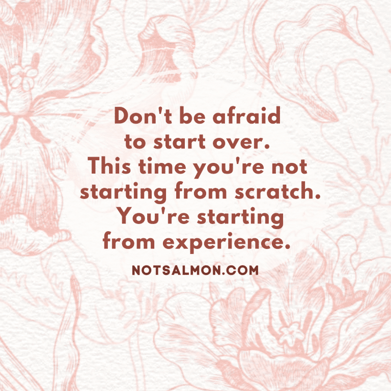 start over quote