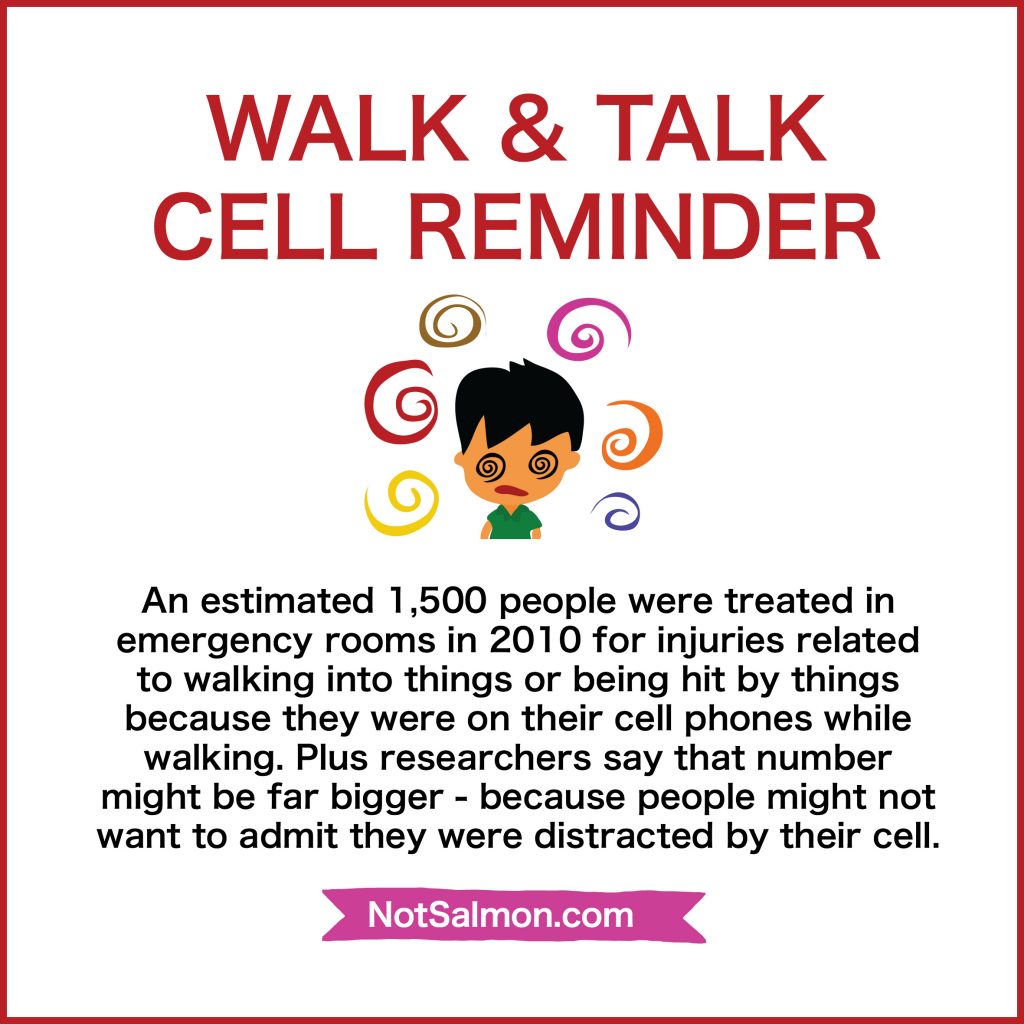 cellphone walk talk