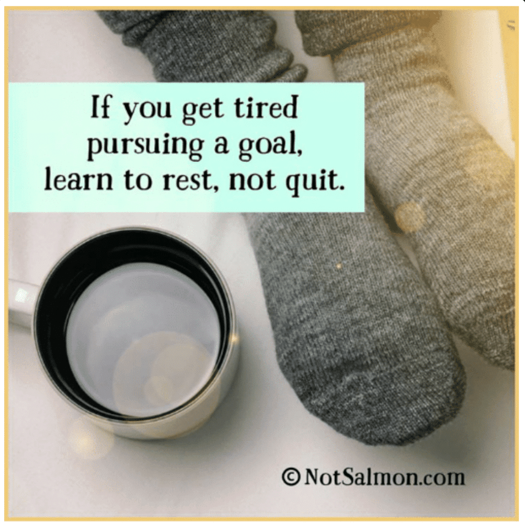 learn to rest not quit karen salmansohn