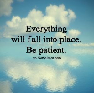 how to be patient karen salmansohn