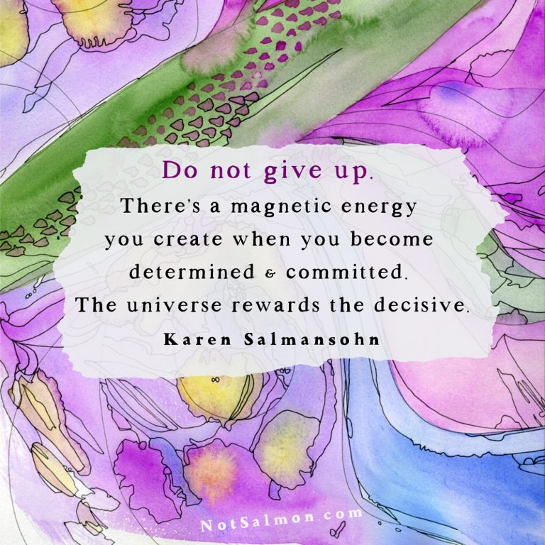 do not give up