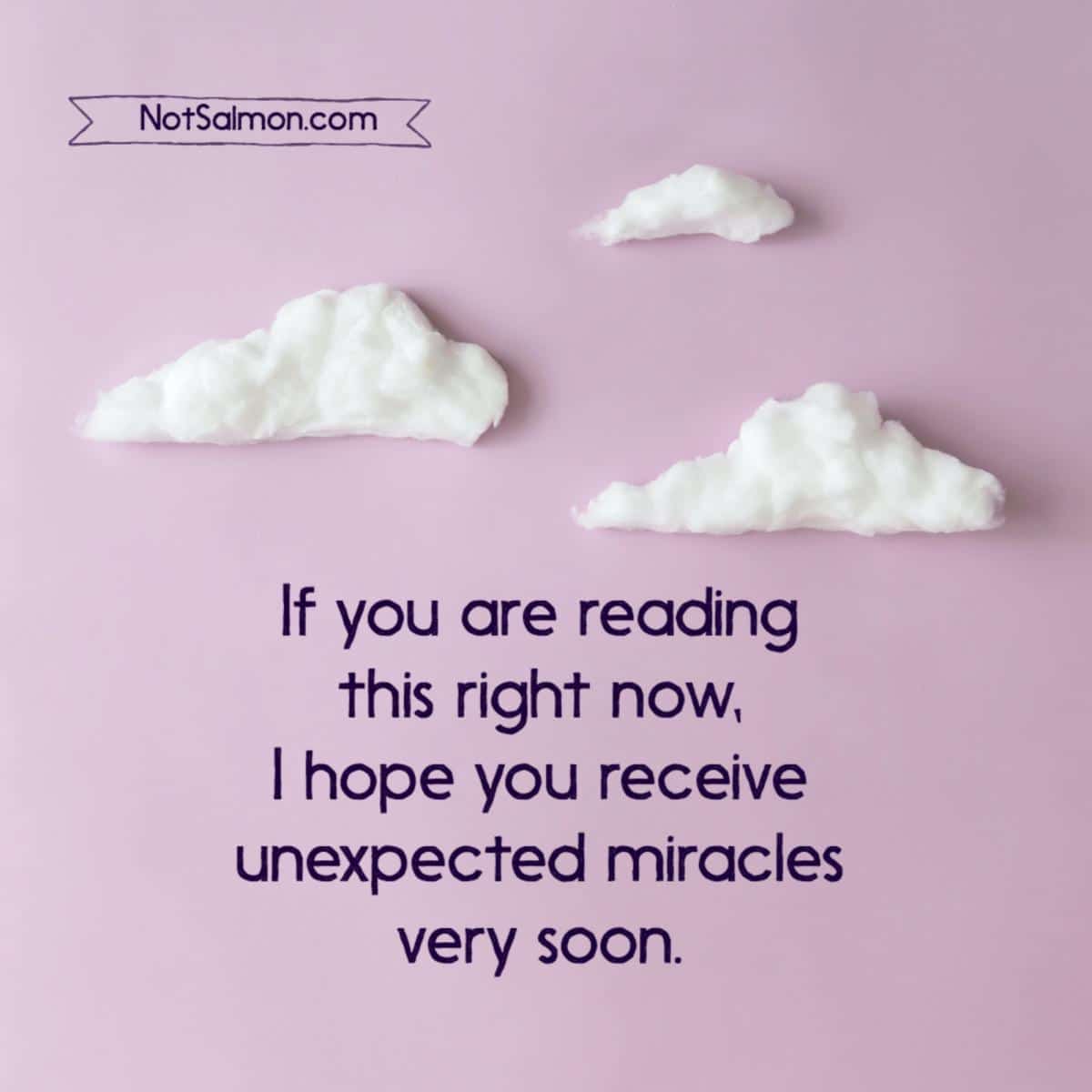 unexpected miracles karen salmansohn quote