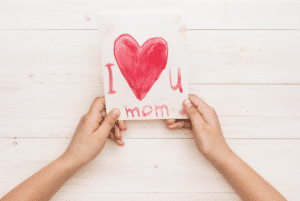 write a loving card to your mom