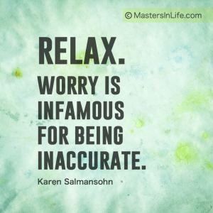 stressful worry