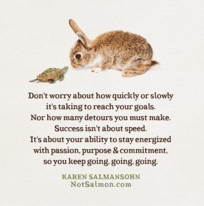 success quickly slowly