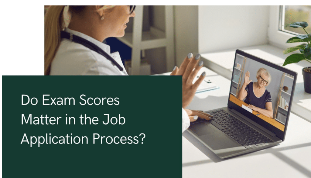 do exam scores matter in job applications