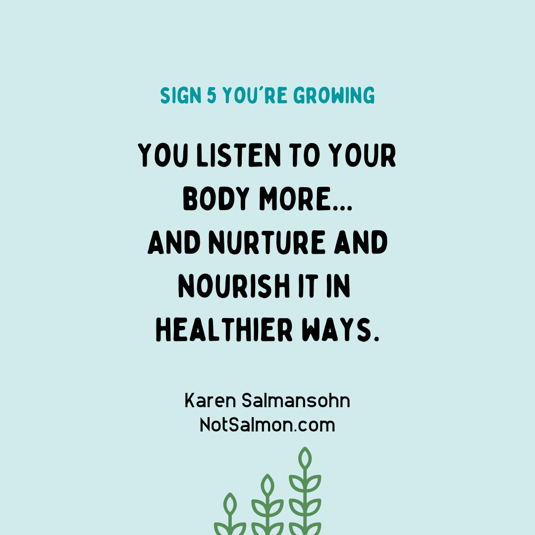 listen to your body nurture nourish