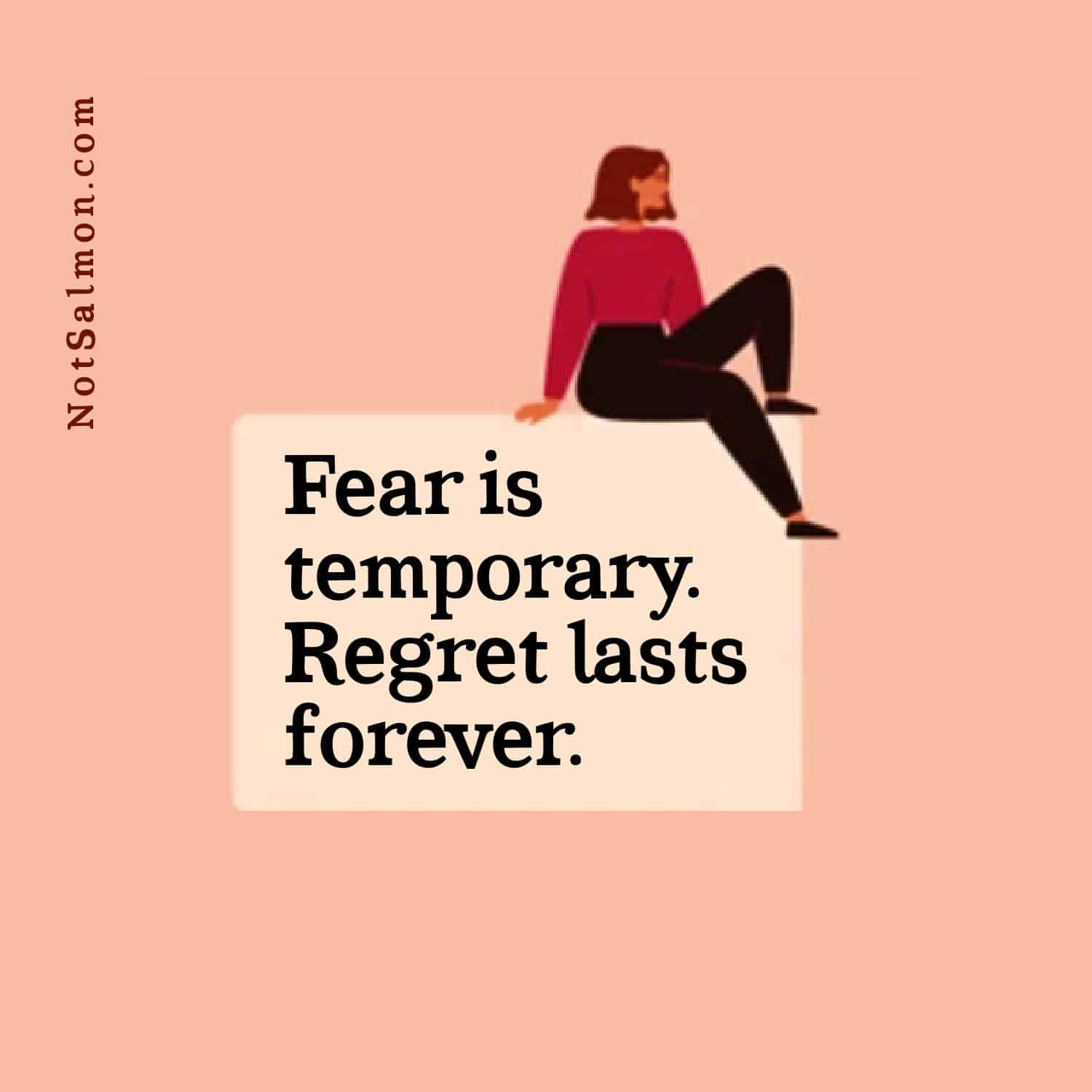 online marketing success fear regret