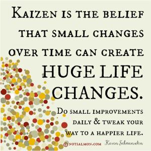 small changes micro habits big change kaizen