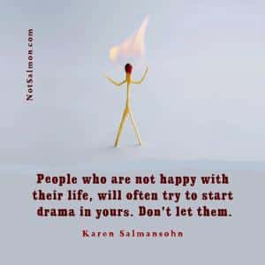 people who are not happy for you