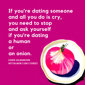 dating someone cry onion human
