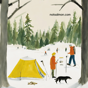 beginners tips for camping in winter time