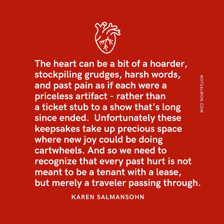 The heart can be a bit of a hoarder.